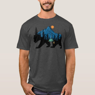 Wildlife Nature Animal Camping Bear Premium T-Shirt