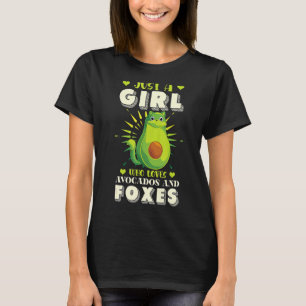 Wildlife Nature Avocado Women Girls Forest Animal  T-Shirt