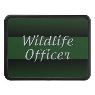 Wildlife Officer - Based on the Thin Blue Line Trailer Hitch Cover