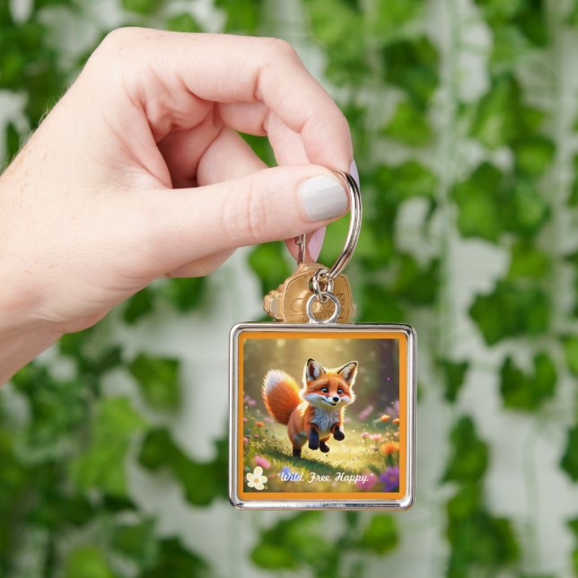 "Wildlife Play Scene" Keychain (Hand)