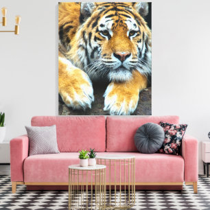 Wildlife Portrait of a Tiger Canvas Print