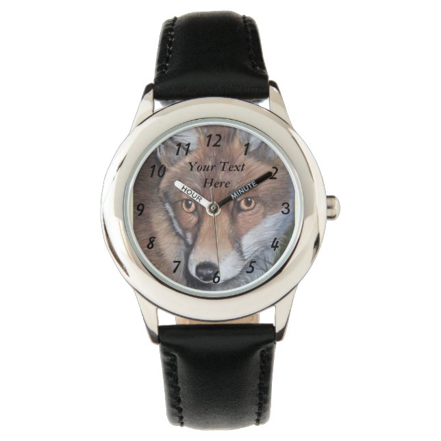 wildlife portrait picture of red fox watch (Front)
