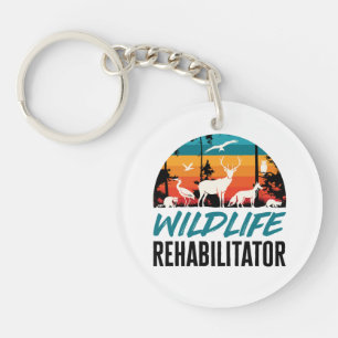 Wildlife Rehabilitator Rescue Keychain