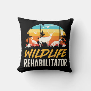 Wildlife Rehabilitator Throw Pillow