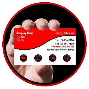 Wildlife Removal Business Cards