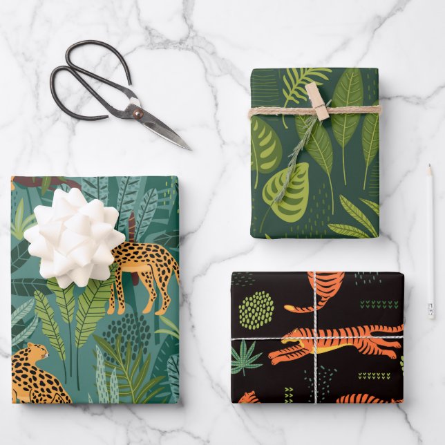 Wildlife Series Wrapping Paper Sheets (Front)