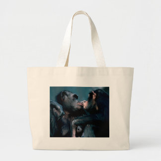 Wildlife Set - Primates 6 Large Tote Bag