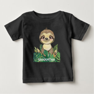 Wildlife Sloth Baby  T-Shirt