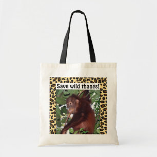 Wildlife Sweet Baby Animal Tote Bag