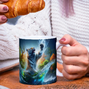 Wildlife Tiger Splash Magic Mug