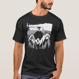 Wildlife Trees Mountain Nature Outdoor Hiking 3 T-Shirt