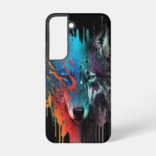 Wildlife Wolves Wolf Head Animal Art Samsung Galaxy Case