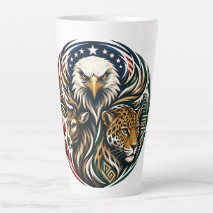 Wildlife World Unity Football Animal Art 2026 Latte Mug