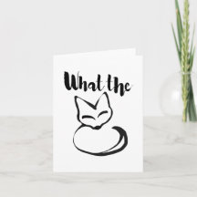 Wildly Punny — What the Fox? Minimalist Pun Art