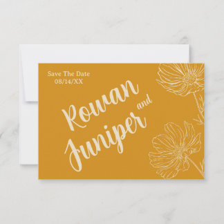 Wildly Yours Rustic Boho Wedding Save the Date