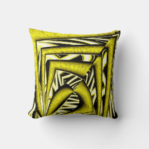 WildNYellow... Throw Pillow