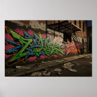 Wildstyle Graffiti Mural