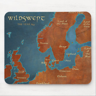 Wildswept Map - Mousepad