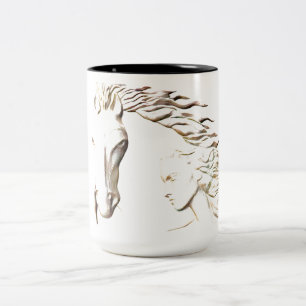 WildWind Ceramic Mug by Mustang Meg