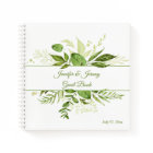Wildwood Botanical Rustic Greenery Livre d'or