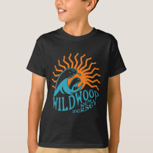 Wildwood New Jersey Beach Front And Back T-Shirt