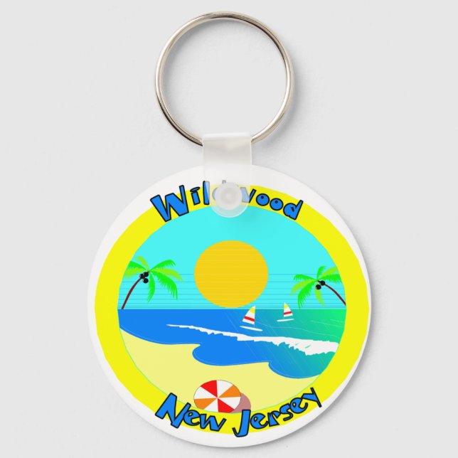 Wildwood, New Jersey Keychain (Front)