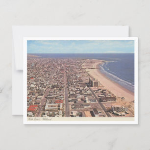 Wildwood NJ, Wide Beach, 1970s Vintage Postcard