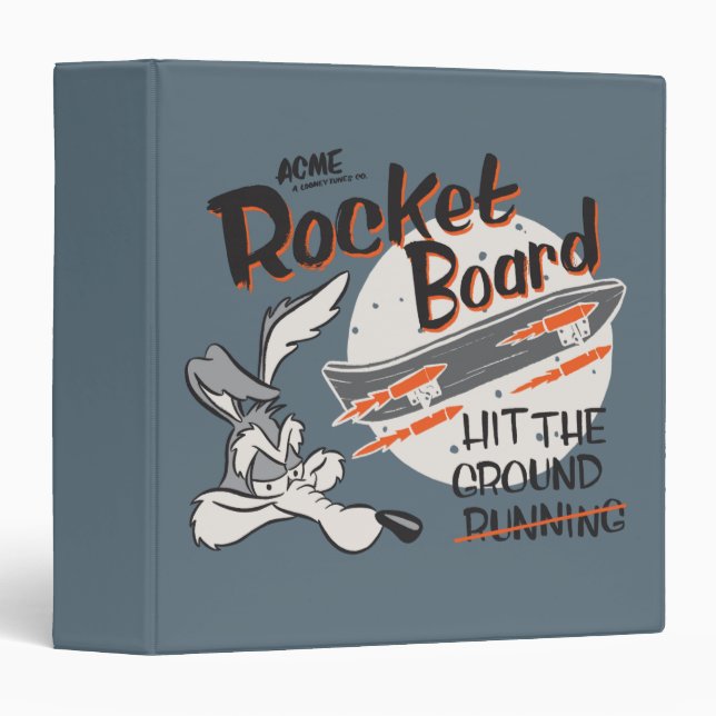 WILE E. COYOTE™ ACME Rocket Board Binder (Front/Spine)