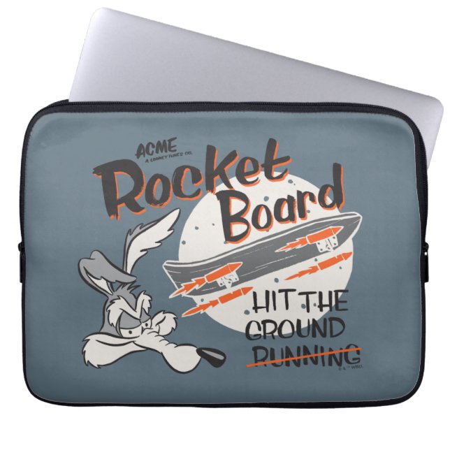 WILE E. COYOTE™ ACME Rocket Board Laptop Sleeve (Front)