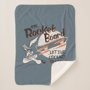 WILE E. COYOTE™ ACME Rocket Board Sherpa Blanket