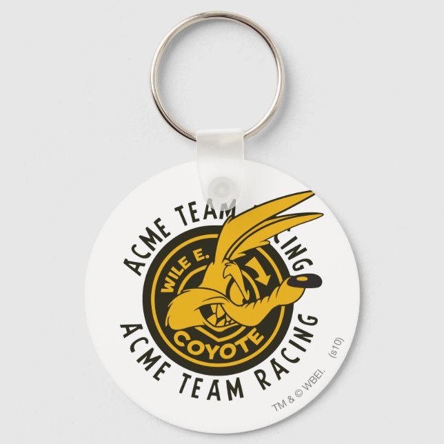 WILE E. COYOTE™ Acme Team Racing Keychain (Front)