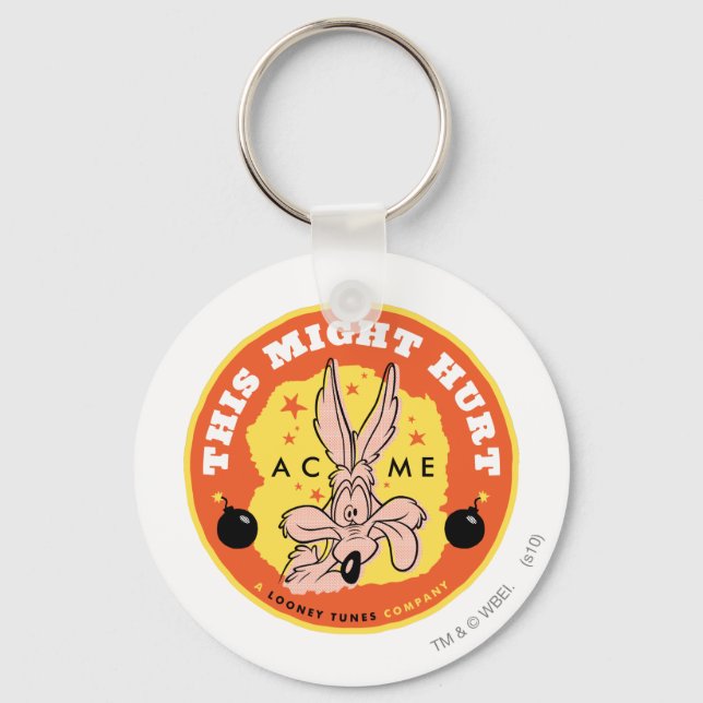 WILE E. COYOTE™ Acme - This Might Hurt Keychain (Front)