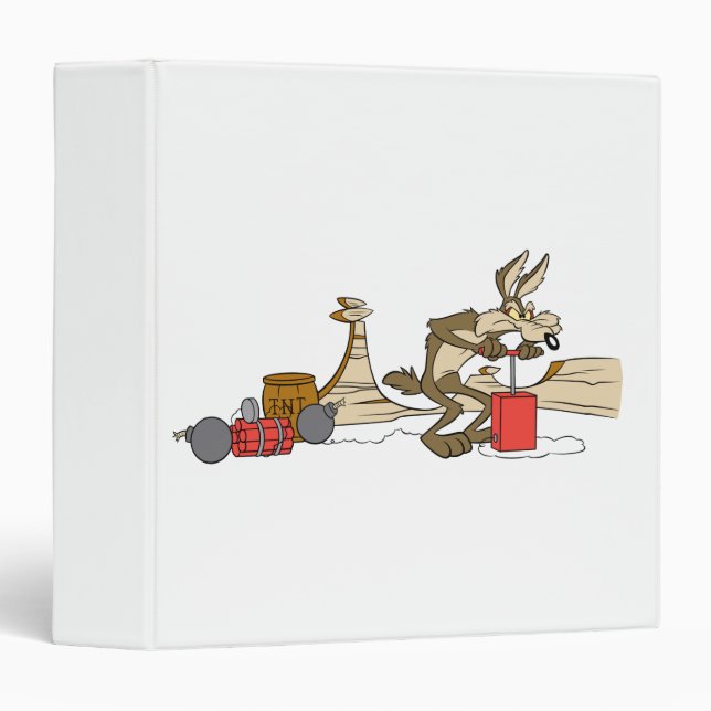WILE E. COYOTE™ ACME TNT BINDER (Front/Spine)