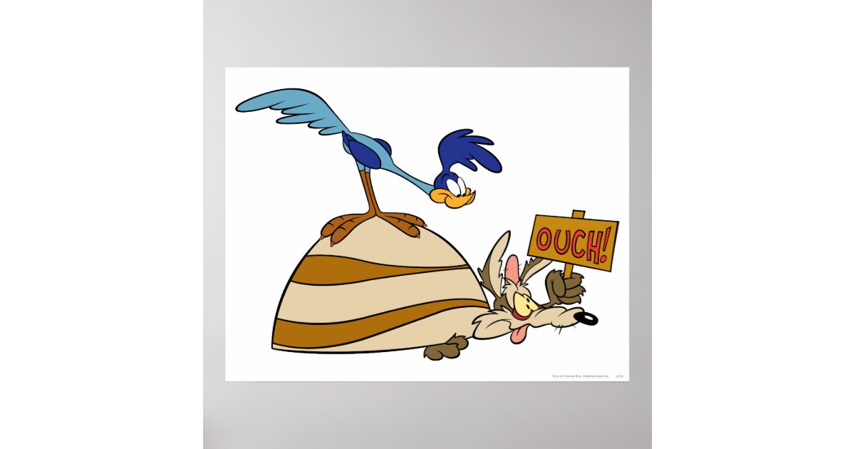WILE E. COYOTE™ and ROAD RUNNER™ Acme Products 5 Poster Zazzle
