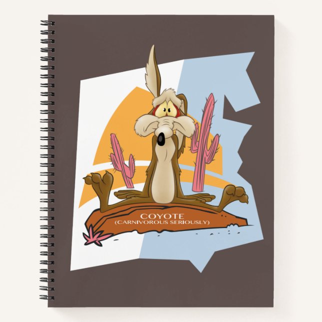 WILE E. COYOTE™ (Carnivorous Seriously) Notebook (Front)