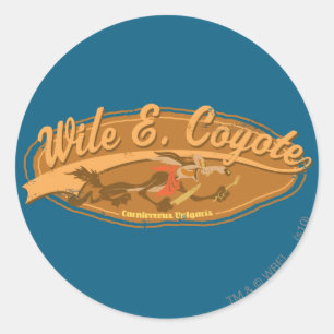 WILE E. COYOTE™ Carnivorous Vulgaris Classic Round Sticker