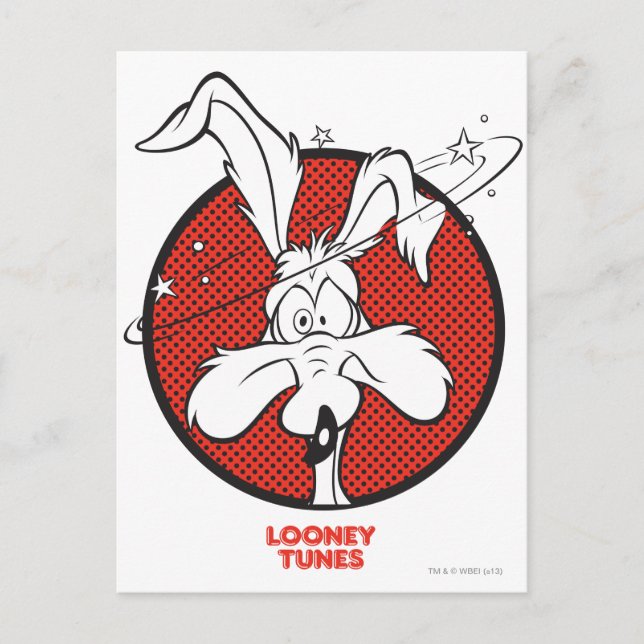 WILE E. COYOTE™ Dotty Icon Postcard (Front)