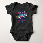 WILE E. COYOTE™ Football Club Badge Baby Bodysuit<br><div class="desc">Check out WILE E. COYOTE™ defend the goal in this fun Football Club badge! Wear this on a fun graphic tee,  mug,  or tote bag. Shop this design on even more custom Zazzle gifts!</div>