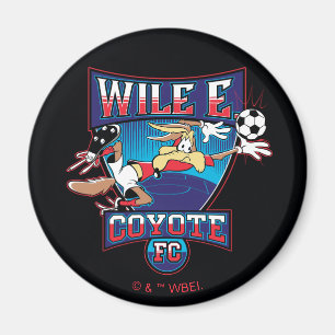 WILE E. COYOTE™ Football Club Badge Magnet