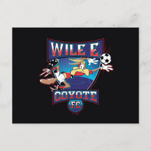 WILE E. COYOTE™ Football Club Badge Postcard