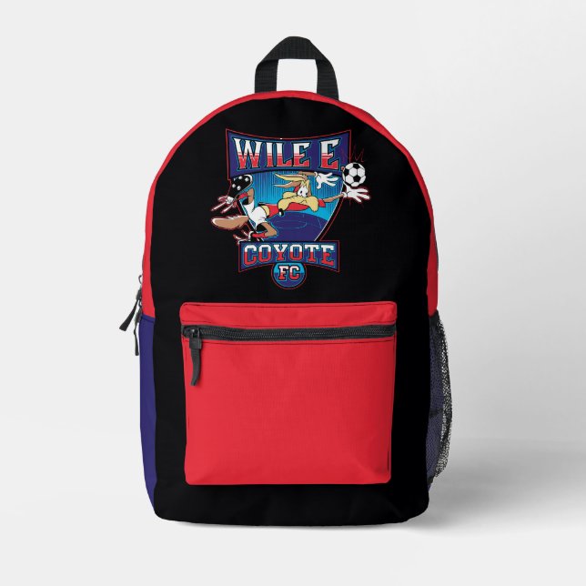WILE E. COYOTE™ Football Club Badge Printed Backpack (Front)
