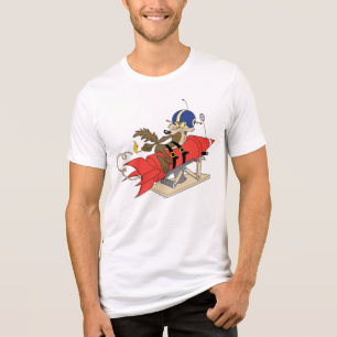 WILE E. COYOTE™ Launching Red Rocket Tri-Blend Shirt