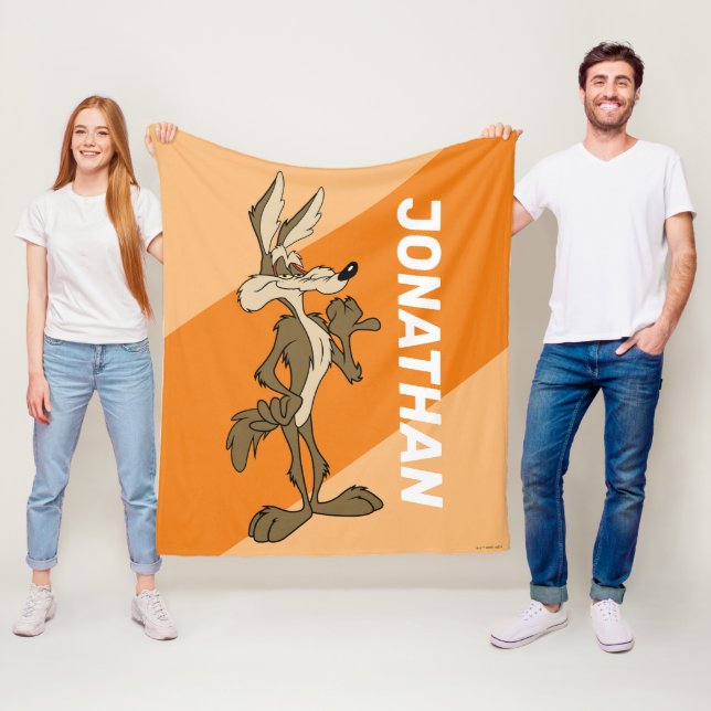 WILE E. COYOTE™ Looking Proud Fleece Blanket (In Situ)