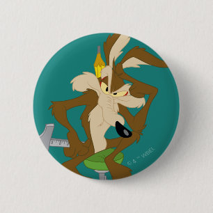 WILE E. COYOTE™ Planning 2 Inch Round Button