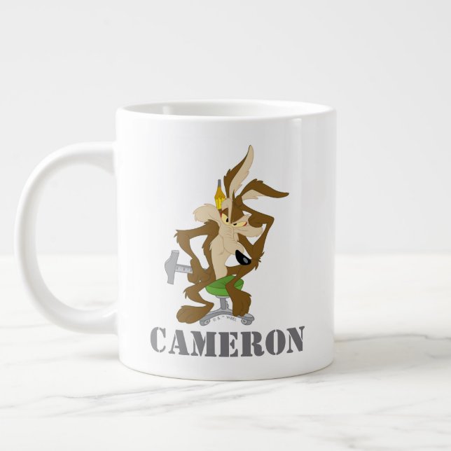 WILE E. COYOTE™ Planning Large Coffee Mug (Left)