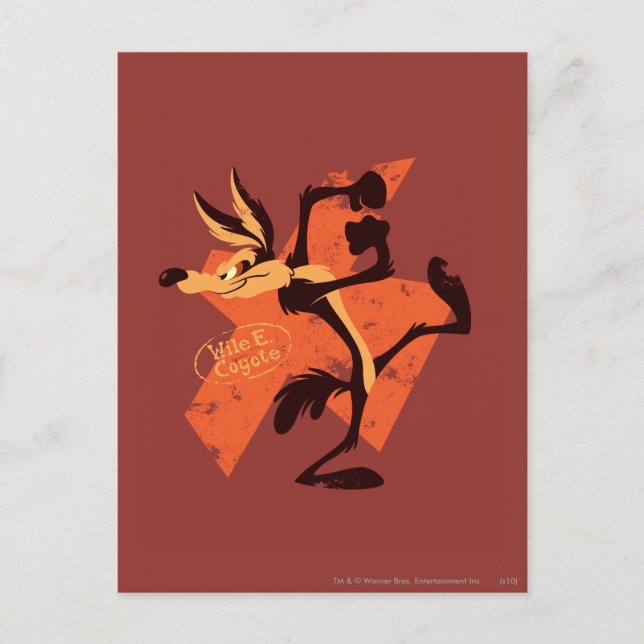WILE E. COYOTE™ Preparing To Run Postcard (Front)