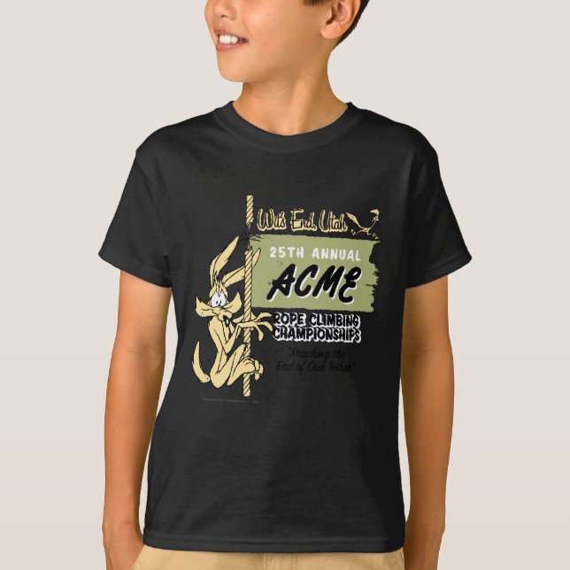 WILE E. COYOTE™ Rope Climbing Championships T-Shirt (Front)