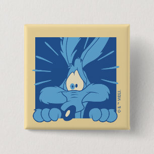 WILE E. COYOTE™ Shocked Expression 2 Inch Square Button
