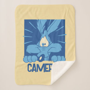 WILE E. COYOTE™ Shocked Expression Sherpa Blanket