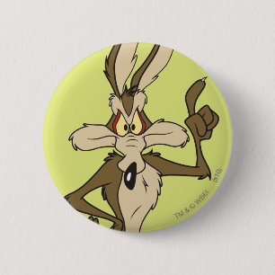 Wile E. Coyote Standing Tall 2 Inch Round Button